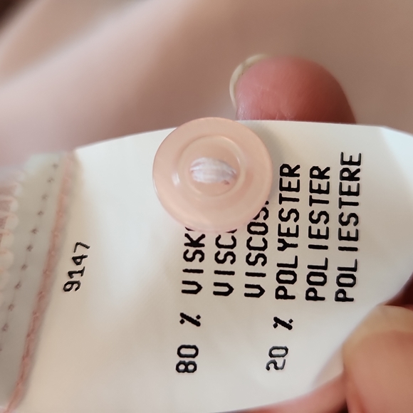 Erfo ,90s ,ladies light pink long sleeved blouse, size 38 - Picture 10 of 12